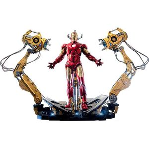 Hot Toys Iron Man Mark IV 1:4 Scale Figure met Suit-UP Gantry - Hot Toys - Iron Man 2 Figuur