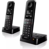 Philips D4752B DECT-telefoon Nummerherkenning Zwart