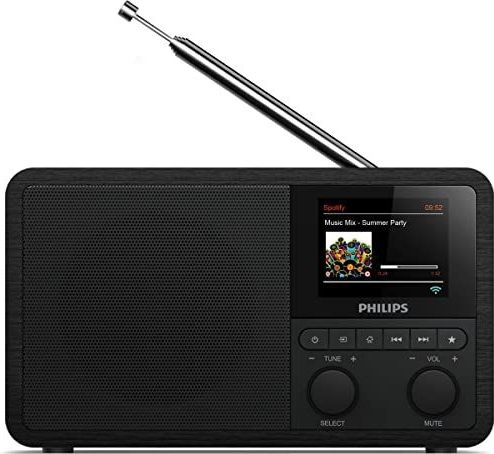 Philips Draagbare Radio Matzwart - Internet Radio en DAB+ - Bluetooth