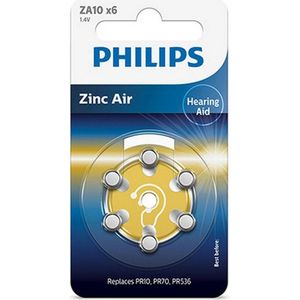 Batteries Philips Zinc (6 uds)