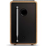 Philips Tar5005/10 Wekkerradio - Houten Kast - Grijze Luidsprekerafdekking