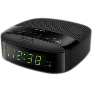Philips - Radio Alarm Clock FM Digital TAR3205/12– Schwarz