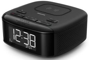 Philips Wekkerradio - DAB+/FM - Bluetooth met Draadloze Qi-oplader