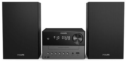 Philips - TAM3505/12 - Micromuzieksysteem - Zwart - Basreflex-luidsprekers