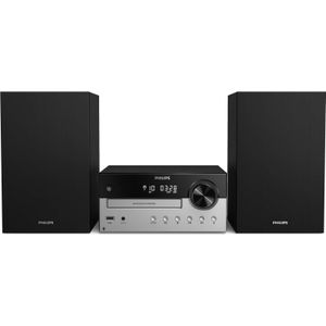 Philips TAM4205, Heim-Audio-Mikrosystem, Schwarz, Silber, 60 W, 10,2 cm, 2 cm, FM