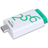 Philips - FM25FD175B - USB-C Stick - 256GB - USB 3.2 GEN 1 - Groen
