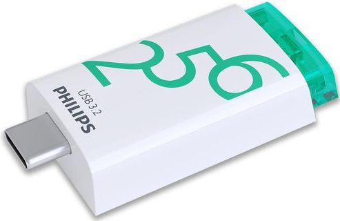 Philips - FM25FD175B - USB-C Stick - 256GB - USB 3.2 GEN 1 - Groen