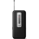 Philips Draagbare FM-radio/kleine retro radio, ideaal voor keuken, toilet of garage, werkt op batterijen, klassiek design, eenvoudig te bedienen/Philips Radio TAR1506/00