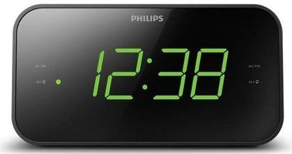 PHILIPS TAR3306 - Klokradio - Zwart