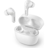 PHILIPS Truewireless Kopfhörer Bluetooth mit Mikrofon/Schweißbeständig, Im Ohr, 18 Stunden Spielzeit, Klassisches Design, Bequemer Sitz/Kabellose Kopfhörer/ TAT2206WT/00, Weiß