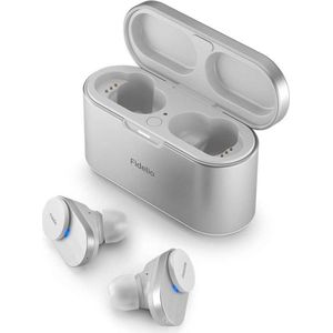 Philips Fidelio T1 Draadloze In-ear Koptelefoon met ANC - Zilver