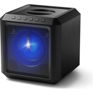 Philips TAX4207/10 | 2.1 | Bluetooth Draadloze Party Speaker | 12 uur Sfspeeltijd | Wireless Party Link | Knipperend Party Licht | 100 W Uitgangsvermogen | Zwart
