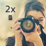 Philips Micro SDXC Kaart - 64GB - Class 10 UHS-I U1 - 2-Pack