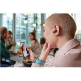 Philips TAT3508BK/00 True Wireless Hoofdtelefoon | Natuurlijk Geluid Siliconen Oordopjes | Ruisonderdrukking | Tot 21 Uur Speeltijd | Bluetooth | Microfoon | USB-C-kabel | IPX4 Waterbestendig | Zwart