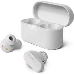 Philips TAT3508WT/00 hoofdtelefoon/headset True Wireless Stereo (TWS) In-ear Oproepen/muziek Bluetooth Wit