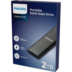 Philips Portable Externe SSD - Ultra Speed USB-C - 2 TB - Windows/Mac/Android