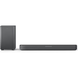 Philips TAB5309 - Soundbar met subwoofer - 2.1 kanalen - Grijs