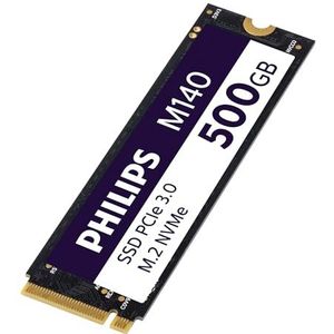 Philips - M.2 SSD - NVMe PCIe Gen3 - 500 GB - Lezen 3500 MB/s - Schrijven 2800 MB/s