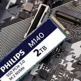 Philips - M140 - Interne Solid State Drive - 2 TB - M.2 NVMe PCIe Gen3