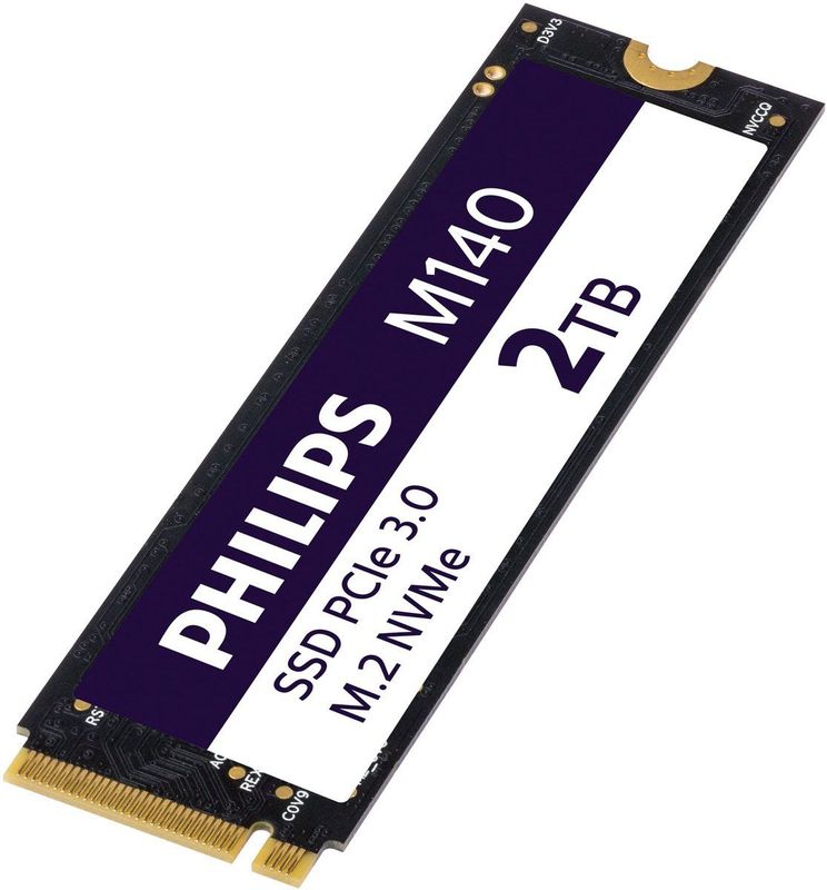 Philips - M140 - Interne Solid State Drive - 2 TB - M.2 NVMe PCIe Gen3