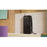 Philips - Tar1509 - Draagbare Radio - Zwart - Compact Ontwerp