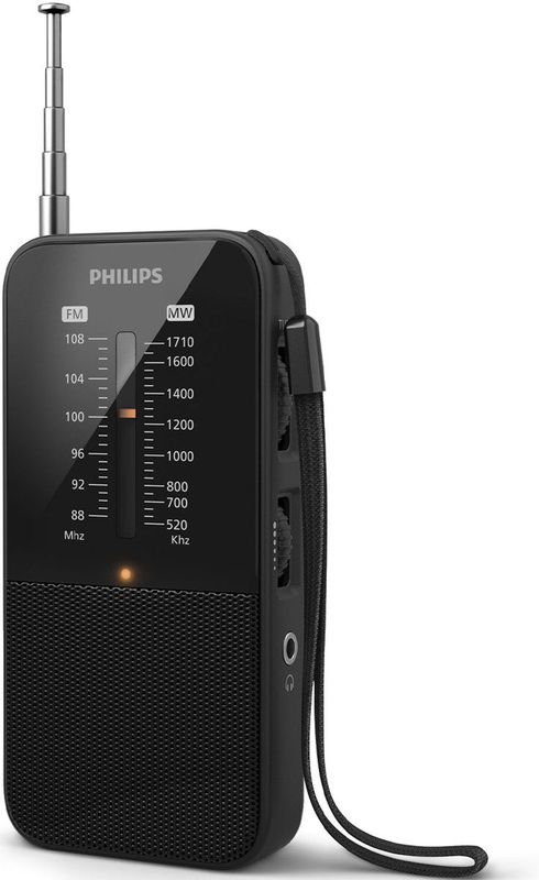 Philips - Tar1509 - Draagbare Radio - Zwart - Compact Ontwerp