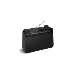 Philips - TAR2509 - Draagbare Radio - Analoog - Zwart - Stroom/Batterij