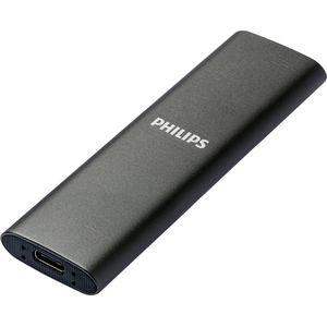 Philips - EXTERNAL SSD - 500 GB - Ultra Speed - Aluminium Behuizing