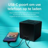 PHILIPS TAR4600 - DAB/FM Wekkerradio - USB-C Oplaadpoort - Dubbel Alarm