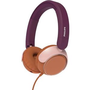 Philips TAK2000MP/00 hoofdtelefoon/headset Hoofdtelefoons Bedraad Hoofdband Oproepen/muziek USB Type-C Oranje, Paars, Roze