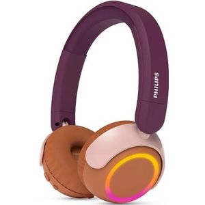PHILIPS TAK4200MP On Ear Draadloze Hoofdtelefoon - Magenta Paars - Voor Kinderen