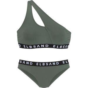 Bralette Bikini - Olijf - Met Sluiting Achter - Verwijderbare Softcups