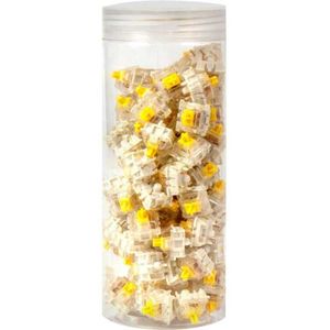 Keychron KEY-G49 - Muis + Toetsenbord Accessoires - Geel - Gateron Silent-switch