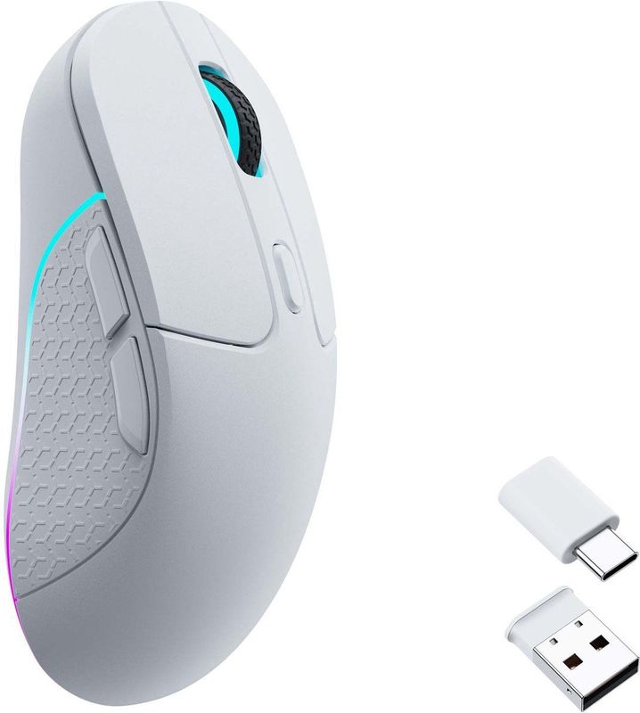 Keychron M3 draadloze RGB muis wit