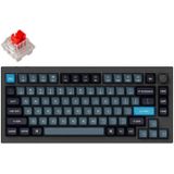 KEYCHRON Zeer belangrijke Q1 Pro 75% Alu RGB Zeer belangrijke Rode bk H q1P-M1-DE