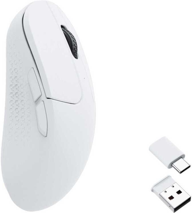 Keychron M3 Mini (Draadloze, Bedraad), Muis, Wit
