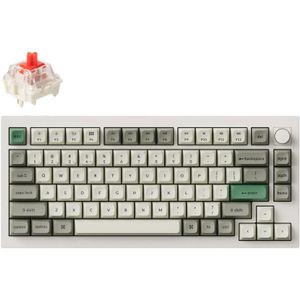 Keychron - Q1 Max - Draadloos Mechanisch Toetsenbord - Shell White - Metaal