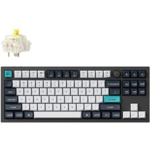 Keychron Q3 Max-M4 - Draadloos Mechanisch Toetsenbord - Carbon Black - 80% TKL Design