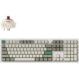 Keychron Q6 Max QMK/VIA gaming toetsenbord brown switch wit