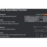 Keychron - K5 Max - Toetsenbord - Draadloos - RGB - Rood