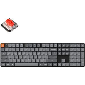 Keychron - K5 Max - Toetsenbord - Draadloos - RGB - Rood