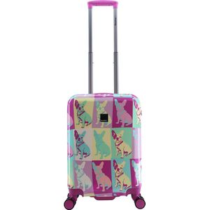 Saxoline Harde Koffer / Trolley / Reiskoffer - 55 cm (S) - Bulldog Emotion