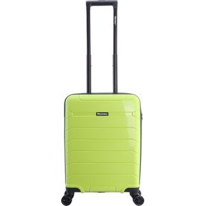 Discovery Handbagage Harde Koffer / Trolley / Reiskoffer - 55x37x22cm - Skyward - Lime