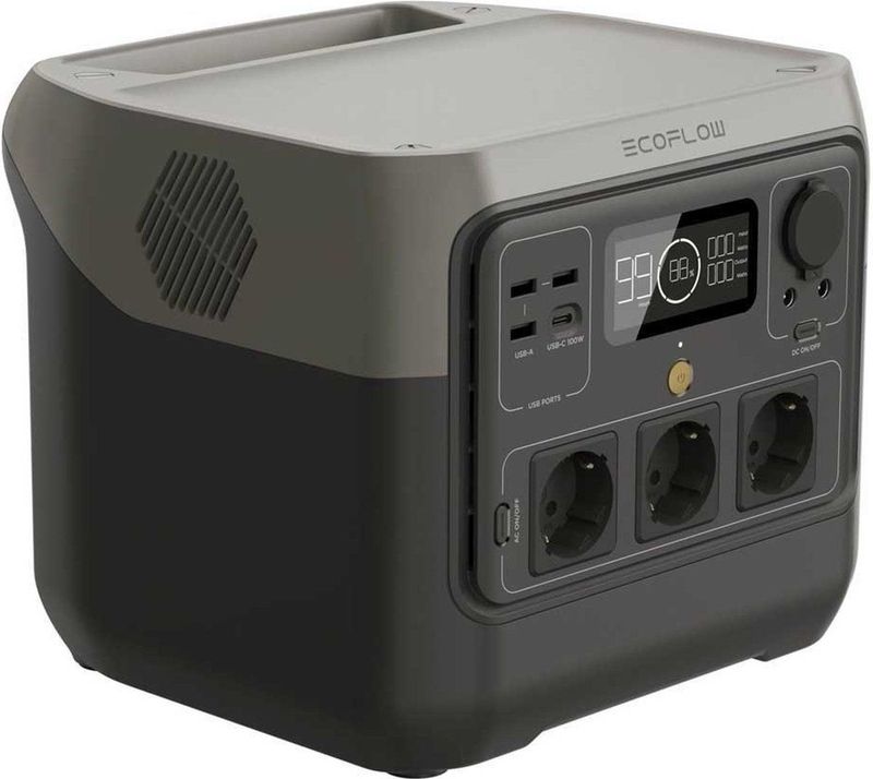 EcoFlow RIVER 2 Pro Draagbaar Power Station - Snelle Oplading 0-100% in 70 Minuten