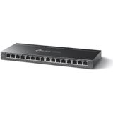 TP-Link TL-SG116P netwerk-switch Unmanaged Gigabit Ethernet (10/100/1000) Power over Ethernet (PoE) Zwart