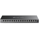 TP-Link TL-SG116P netwerk-switch Unmanaged Gigabit Ethernet (10/100/1000) Power over Ethernet (PoE) Zwart