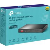 TP-Link TL-SG1210PP Netwerk-Switch - Unmanaged - Gigabit Ethernet - Zwart