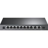 TP-Link TL-SG1210PP Netwerk-Switch - Unmanaged - Gigabit Ethernet - Zwart