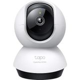TP-Link Tapo C220 360° WLAN-bewakingscamera voor binnen, 2K 4MP, IR nachtzicht, bewegingsdetectie, twee-weg audio, compatibel met Alexa en Google Assistant, voor baby's en huisdieren