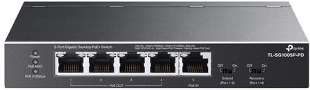 TP-Link - TL-SG1005P-PD - Switch - 5 Poorten - Gigabit Ethernet - PoE